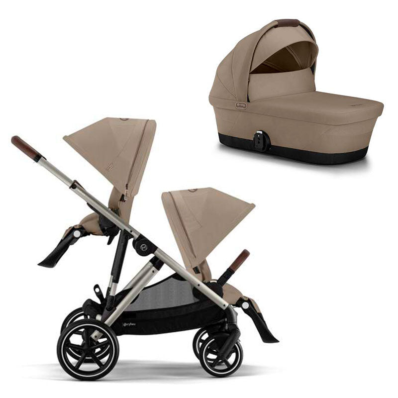 Carrito Cybex Gazelle S Duo 2 asientos y 1 capazo