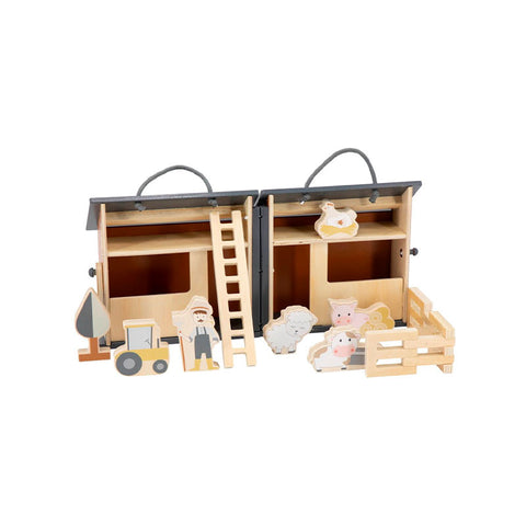 Granja de madera plegable Tryco