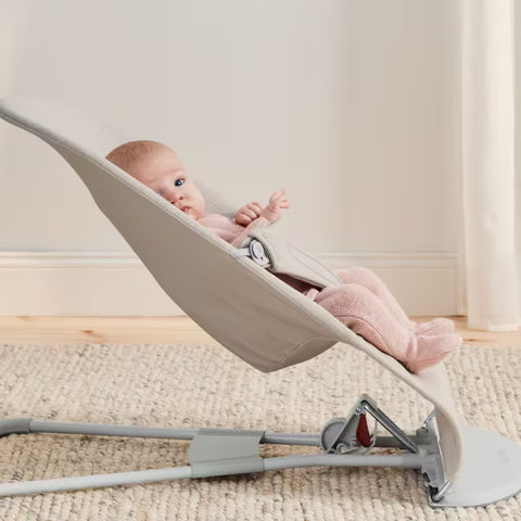 Hamaca Bliss BabyBjörn beige claro jersey 3d gris claro - imagen 5