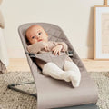 Hamaca Bliss BabyBjörn gris arena tejido acolchado clasico gris oscuro - imagen 2
