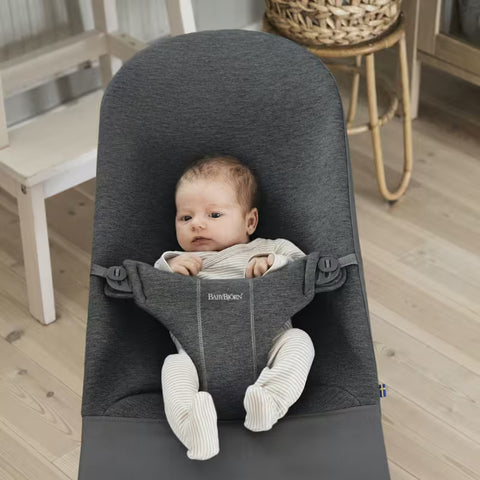 Hamaca Bliss BabyBjörn gris carbon jersey 3d gris oscuro - imagen 3