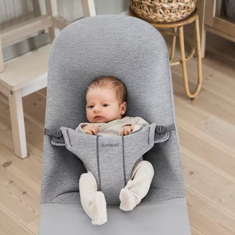 Hamaca Bliss BabyBjörn gris claro jersey 3d gris oscuro - imagen 2