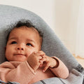 Hamaca Bliss BabyBjörn gris claro jersey 3d gris oscuro - imagen 4