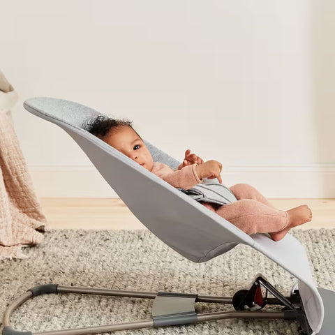 Hamaca Bliss BabyBjörn gris claro jersey 3d gris oscuro - imagen 5