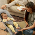 Hamaca Bliss BabyBjörn gris claro tejido jersey tri fabric gris oscuro - imagen 2