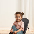 Hamaca Bliss BabyBjörn gris oscuro tejido jersey tri fabric negro - imagen 6