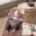 Hamaca Bliss BabyBjörn rosa palo malla gris claro - imagen 2