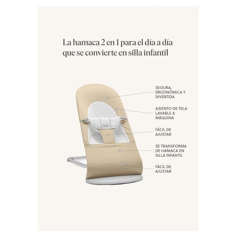 Hamaca Bliss BabyBjörn: características y uso 2 en 1