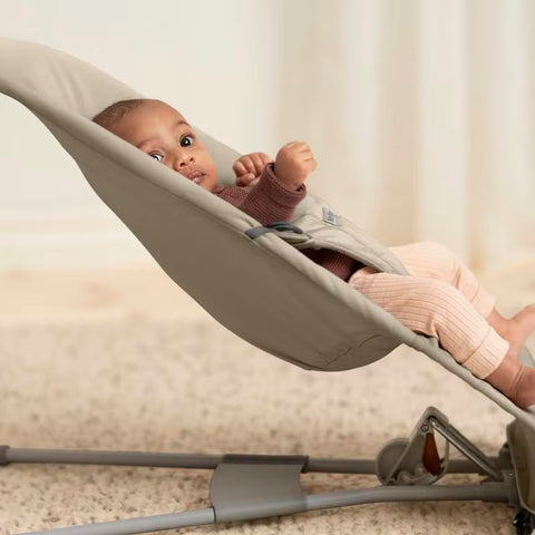 Hamaca Bliss BabyBjörn Tri-Fabric Gris arena