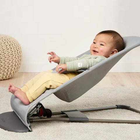 Hamaca Bliss BabyBjörn Tri-Fabric Gris Claro