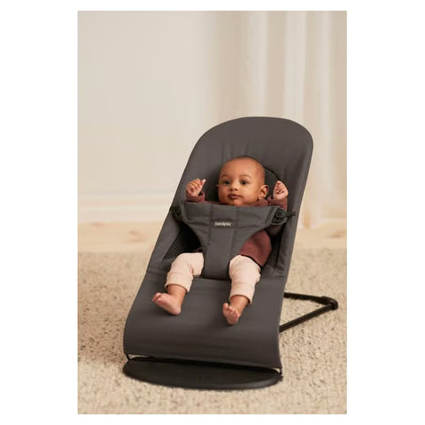 Hamaca Bliss BabyBjörn Tri-Fabric Gris oscuro