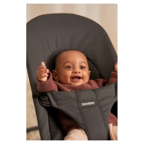 Hamaca Bliss BabyBjörn Tri-Fabric Gris oscuro