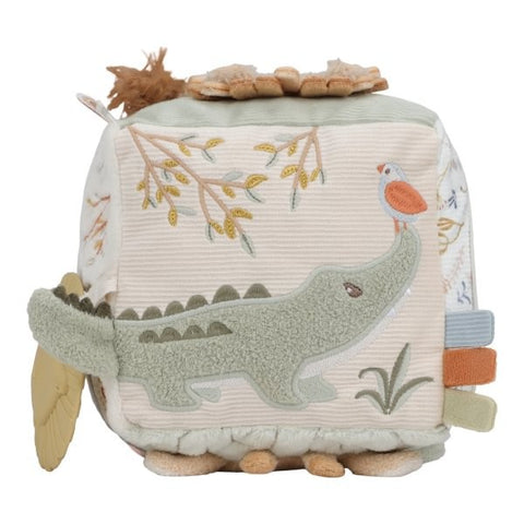 Cubo Blandito de Actividades Safari Friends Little Dutch - imagen 4