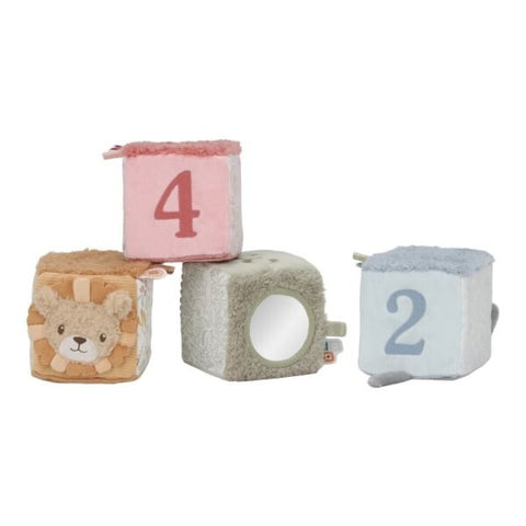 Cubos Blanditos Apilables Safari Friends Little Dutch - imagen 1