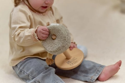 Apilador de Anillos Blanditos Safari Friends Little Dutch - imagen 9