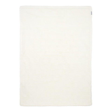 Manta de minicuna Meyco Baby Knots Teddy Off White, 75 × 100 cm, vista 3 de la galería oficial.