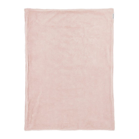 Manta de minicuna Meyco Baby Mini Knots Teddy Soft Pink, 75 × 100 cm, vista 3 de la galería oficial.