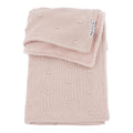Manta Meyco Baby Mini Knots Teddy, Soft Pink