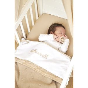 Manta Minicuna Algodón 75×100 cm Meyco Baby