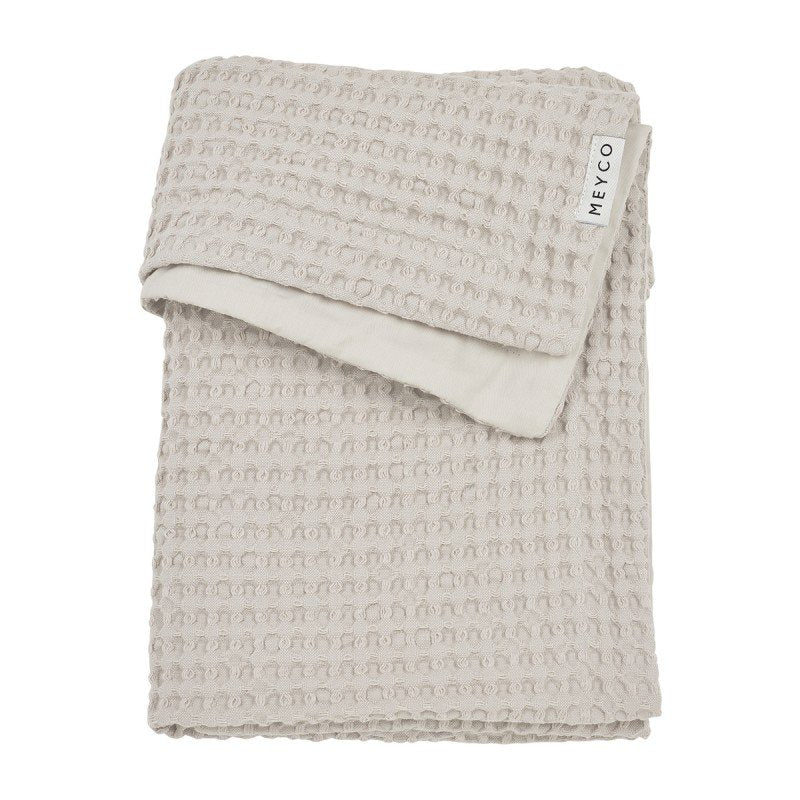 Manta minicuna gofrada Waffle Meyco