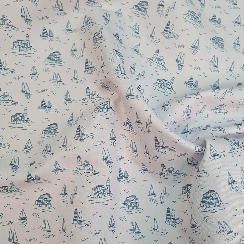 Colchoneta recta silla bebé Marinero Dydados