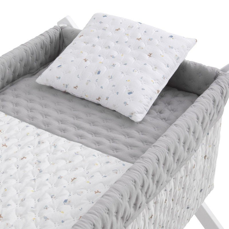 Minicuna tijera madera "House" Cambrass