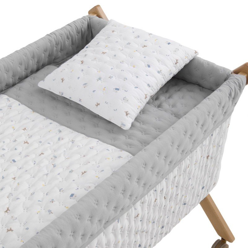 Minicuna tijera madera "House" Cambrass