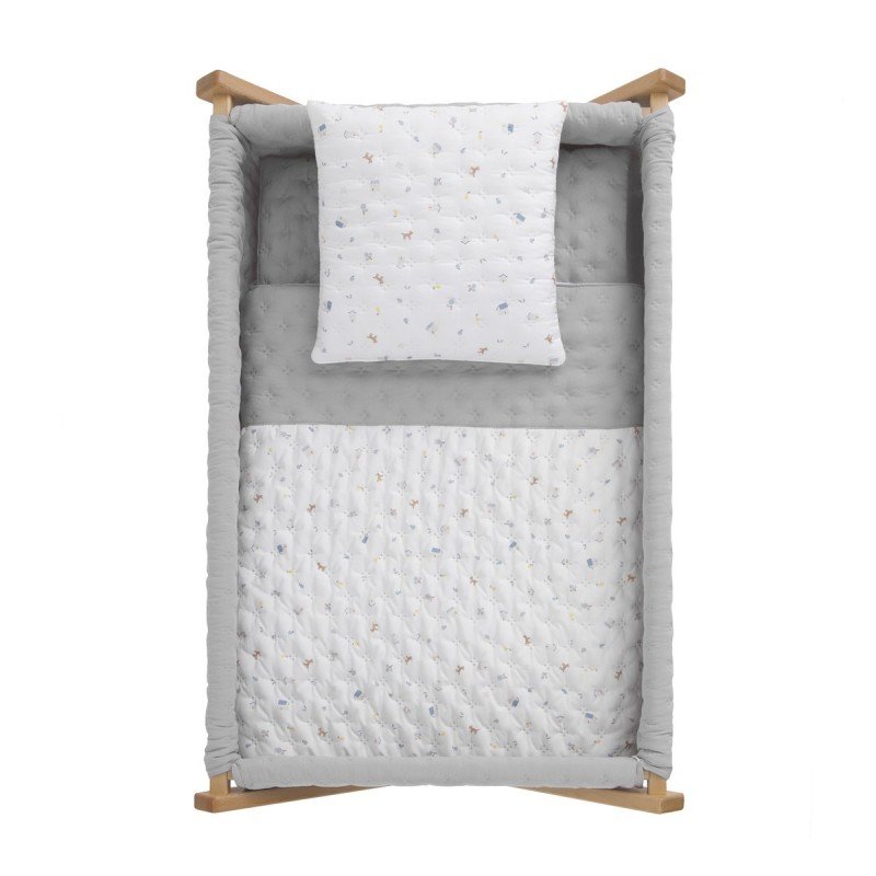 Minicuna tijera madera "House" Cambrass