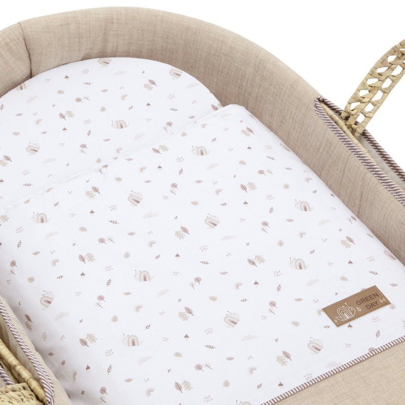 Moisés de palma acolchado "UNE Greeny" Cambrass