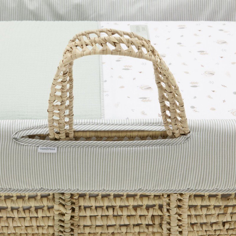 Moisés de palma acolchado "UNE Greeny" Cambrass