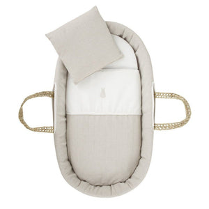 Moisés de palma acolchado "UNE Lino" Cambrass