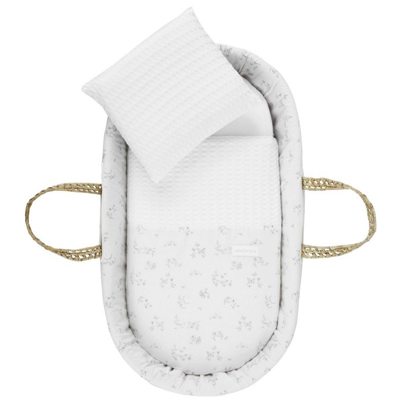 Moisés de palma acolchado "UNE Merlo" Cambrass