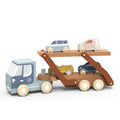 Camión portador de coches con 4 coches