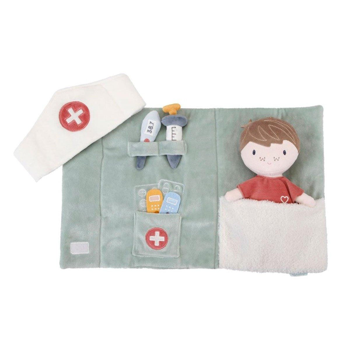Juego de doctor con muñeco blandito Jim Little Dutch