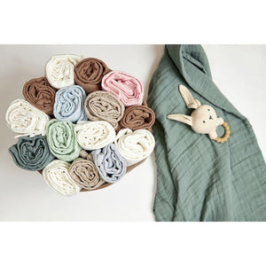 Pack 2 muselinas grandes lavadas 120 x 120 cm Meyco Baby