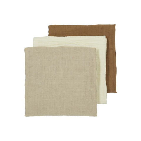 Pack 3 muselinas lavadas 70 x 70 cm Meyco Baby