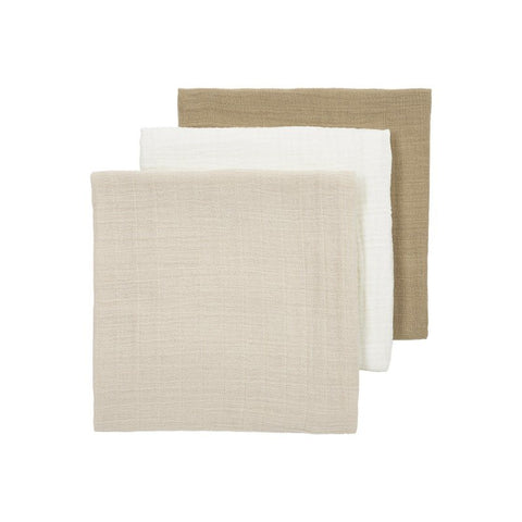 Pack 3 muselinas lavadas 70 x 70 cm Meyco Baby