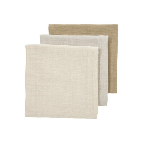 Pack 3 muselinas lavadas 70 x 70 cm Meyco Baby
