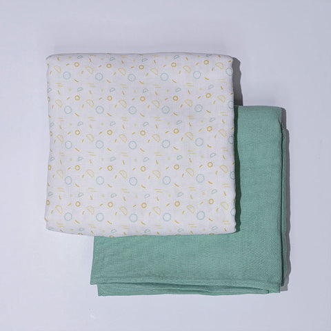 Muselinas Orgánicas Pack 2 Piezas - 120x120CM - Little Tapir