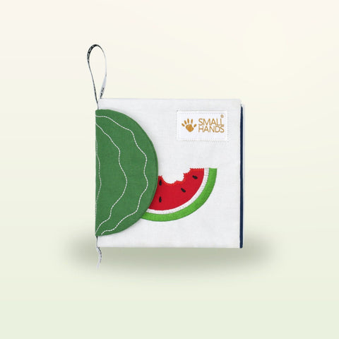 Libro sensorial Small Hands Frutas exóticas de My First Book — portada