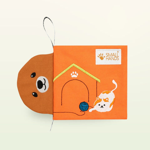 Libro sensorial Small Hands Mascotas de My First Book — portada