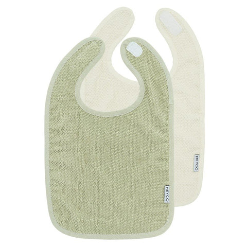 Pack de 2 Baberos de Rizo con Velcro Meyco Baby
