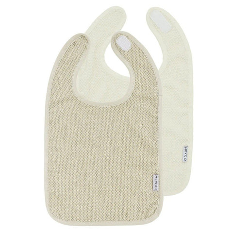 Pack de 2 Baberos de Rizo con Velcro Meyco Baby