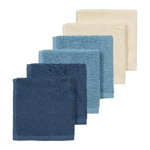 Pack 6 toallitas faciales 30x30 cm Meyco Baby
