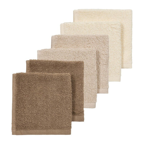 Pack 6 toallitas faciales 30x30 cm Meyco Baby