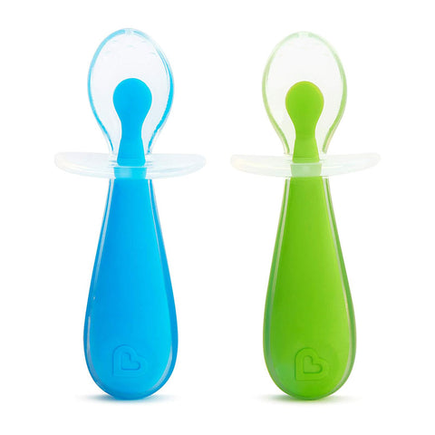 Cucharas Silicona Gentle Scoop Pack 2 (Colores Aleatorios) Munchkin
