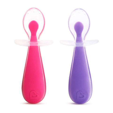 Cucharas Silicona Gentle Scoop Pack 2 (Colores Aleatorios) Munchkin