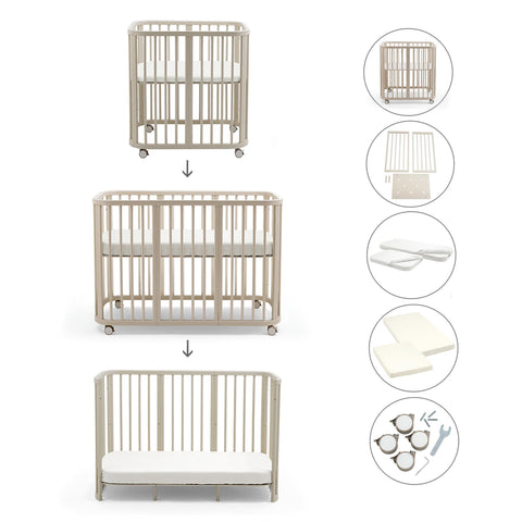 Pack Cuna Evolutiva 3 en 1 Stokke Nighti 60×120 cm
