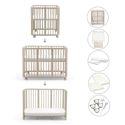 Pack Cuna Evolutiva 3 en 1 Stokke Nighti 60×120 cm