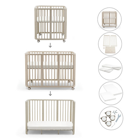 Pack Cuna Evolutiva 3 en 1 Stokke Nighti 60×120 cm
